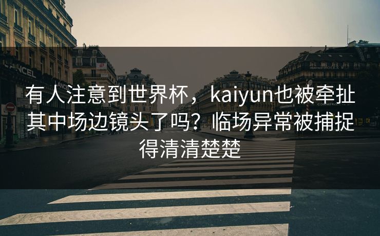 有人注意到世界杯，kaiyun也被牵扯其中场边镜头了吗？临场异常被捕捉得清清楚楚